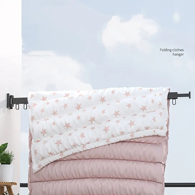 FlexDry Wall Mount Clothes Rack - Saves Space