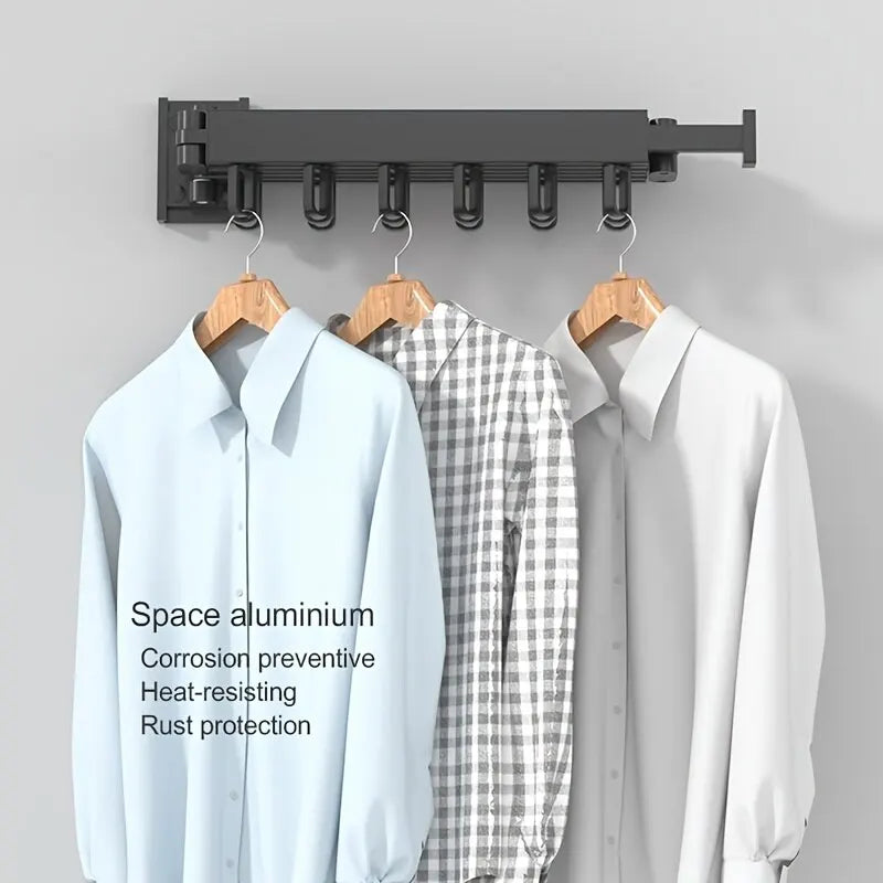 FlexDry Wall Mount Clothes Rack - Saves Space