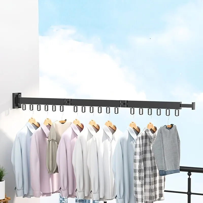 FlexDry Wall Mount Clothes Rack - Saves Space