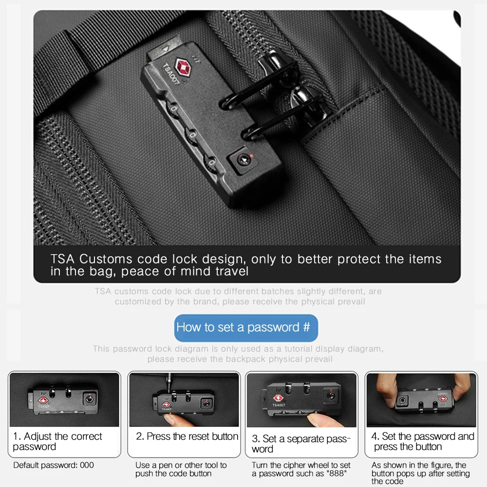 Vacuum Compression Travel Backpack 
