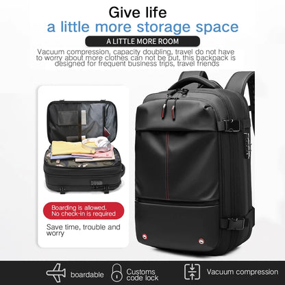 Vacuum Compression Travel Backpack 